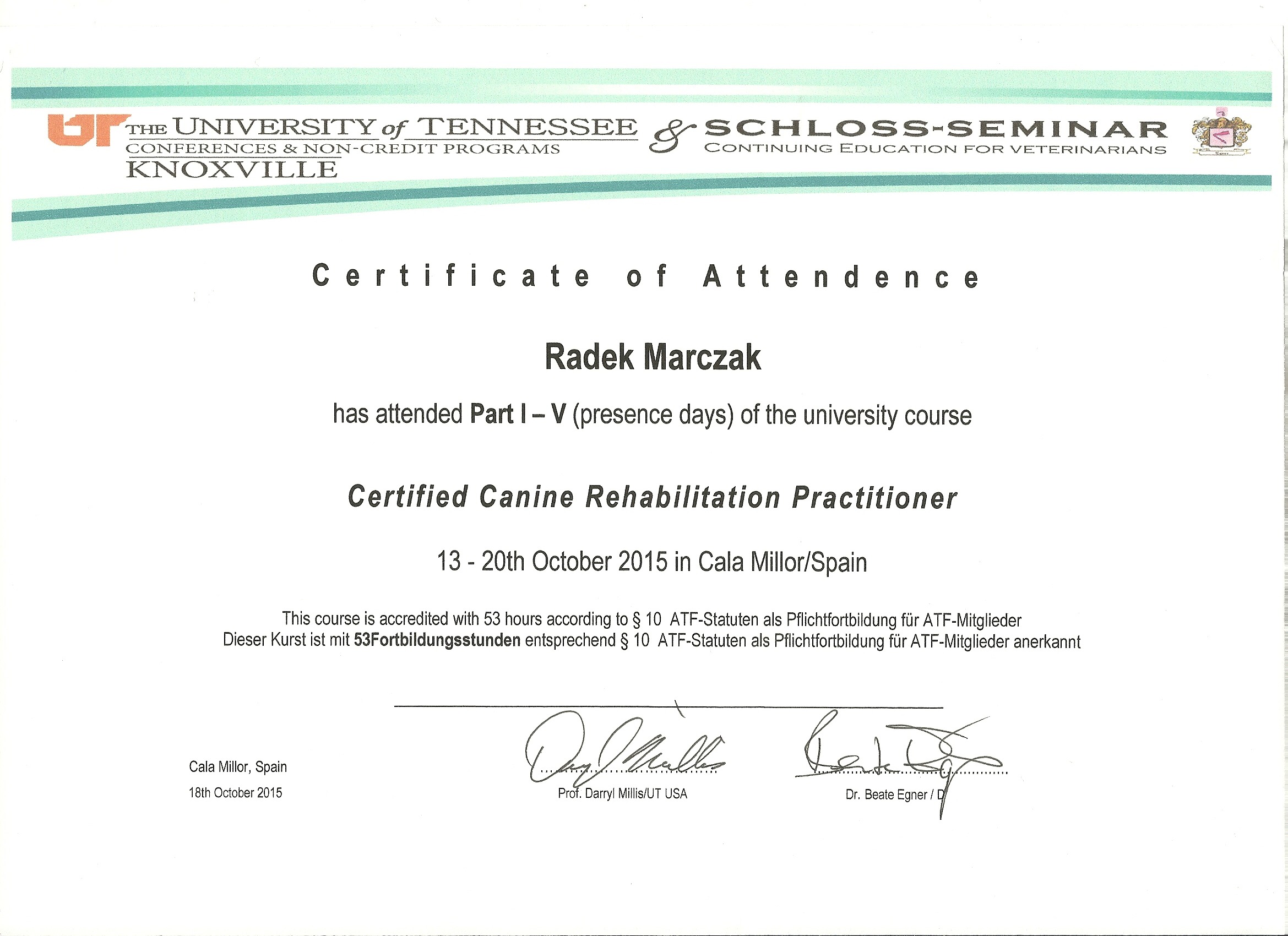 CCRP - dyplom 2015